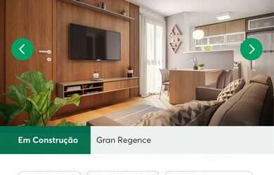 Imagem: O apartamento possui 2 Dormitórios, 1 Banheiro, 1 Vaga na garagem