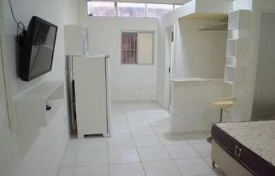 Imagem: O apartamento possui 1 Dormitório, 1 Banheiro, 35m² de Área