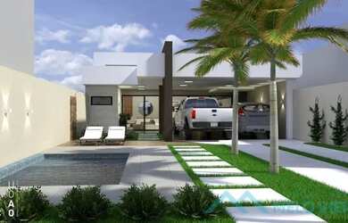 Imagem: A casa possui 3 Dormitórios, 3 Banheiros e 500m² de Área