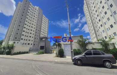 Imagem: O apartamento possui 2 Dormitórios, 1 Banheiro, 1 Vaga na garagem