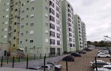 Imagem: O apartamento possui 2 Dormitórios, 1 Banheiro, 1 Vaga na garagem