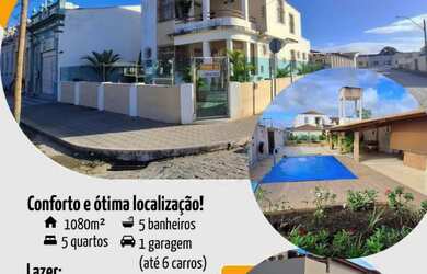 Imagem: A casa possui 5 Dormitórios, 5 Banheiros, 5 Vagas na garagem