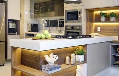 Imagem: O apartamento possui 1 Dormitório, 1 Banheiro, 34m² de Área