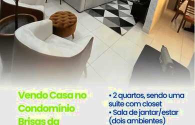 Imagem: A casa em condomínio possui 2 Dormitórios, 1 Banheiro, 2 Vagas