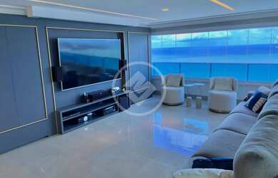 Imagem: O apartamento na cobertura possui 4 Dormitórios, 5 Banheiros