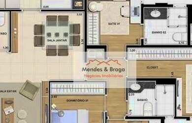 Imagem 16: Apto Alto Padrão Penha. Piscina, Churrasqueira, Imóvel mobiliadoe138m²...