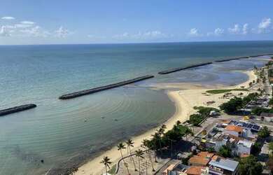 Imagem: O apartamento na cobertura possui 2 Dormitórios, 2 Banheiros