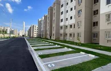 Imagem: O apartamento possui 2 Dormitórios, 1 Banheiro, 1 Vaga na garagem