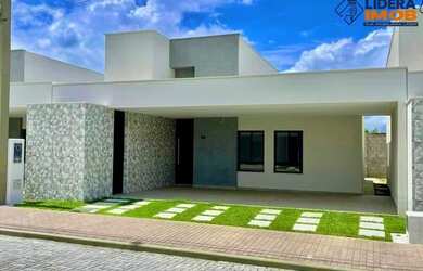 Imagem: A casa em condomínio possui 3 Dormitórios, 1 Banheiro, 3 Vagas