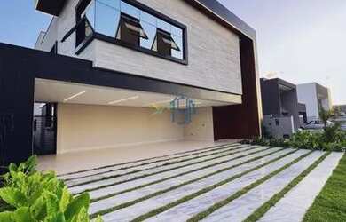 Imagem: A casa em condomínio possui 4 Dormitórios, 5 Banheiros, 5