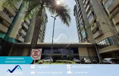 Imagem: O apartamento possui 1 Dormitório, 1 Banheiro, 1 Vaga na garagem