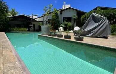 Imagem: A casa em condomínio possui 4 Dormitórios, 4 Banheiros, 5