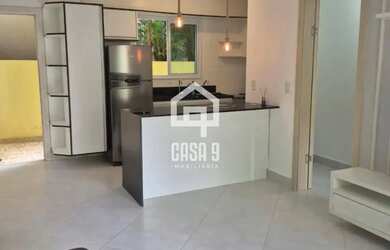 Imagem: O apartamento possui 1 Dormitório, 1 Banheiro, 1 Vaga na garagem