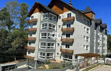 Imagem: O apartamento possui 1 Dormitório, 1 Banheiro, 1 Vaga na garagem