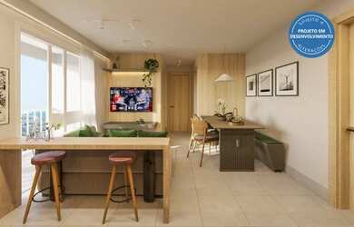 Imagem: O apartamento possui 2 Dormitórios, 2 Banheiros, 1 Vaga na