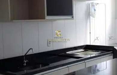 Imagem: O apartamento possui 2 Dormitórios, 1 Banheiro, 1 Vaga na garagem