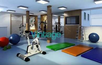 Imagem: O apartamento possui 2 Dormitórios, 1 Banheiro, 1 Vaga na garagem