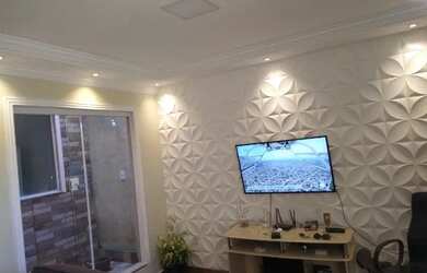 Imagem: A casa em condomínio possui 3 Dormitórios, 3 Banheiros, 3