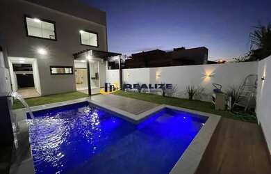 Imagem 5: Linda Casa 03 Qts 01 Suíte 115 M² alto Padrão Piscina Gourmet Pega Terreno Riviera