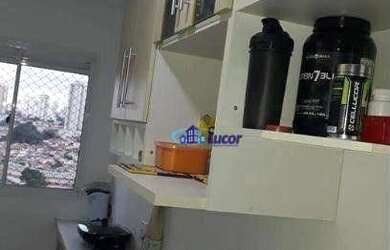 Imagem: O apartamento possui 2 Dormitórios, 1 Banheiro, 1 Vaga na garagem