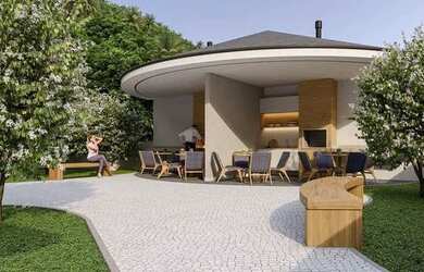 Imagem: O apartamento possui 2 Dormitórios, 1 Banheiro, 1 Vaga na garagem