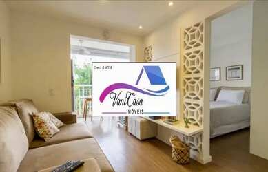 Imagem: O apartamento possui 1 Dormitório, 1 Banheiro, 1 Vaga na garagem