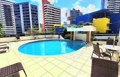 Imagem: O apartamento possui 1 Dormitório, 1 Banheiro, 1 Vaga na garagem