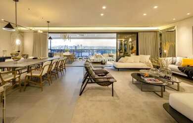 Imagem: O apartamento possui 4 Dormitórios, 5 Banheiros, 3 Vagas na