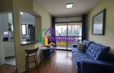 Imagem: O apartamento possui 1 Dormitório, 1 Banheiro, 1 Vaga na garagem