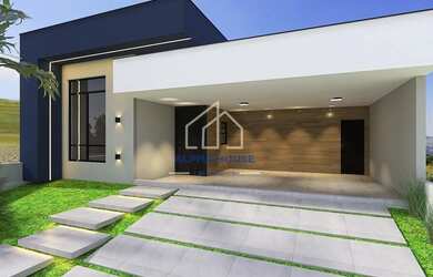 Imagem: A casa possui 3 Dormitórios, 2 Banheiros, 4 Vagas na garagem