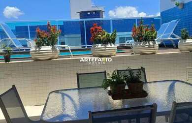 Imagem: O apartamento na cobertura possui 4 Dormitórios, 4 Banheiros