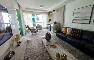 Imagem 5: Apartamento padrão EMBRAED na quadra do mar finamente mobiliado e decorado, para locação a