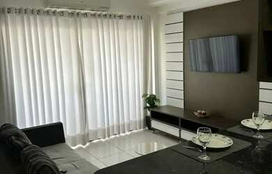 Imagem 6: Apt mobiliado no Bueno. Churrasqueira, Imóvel mobiliado, Ar-condicionadoe45m²...