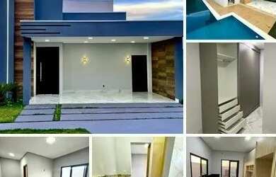 Imagem: A casa em condomínio possui 3 Dormitórios, 2 Banheiros, 2