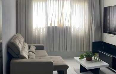 Imagem: O apartamento possui 2 Dormitórios, 1 Banheiro, 1 Vaga na garagem