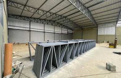 Imagem: O depósito para alugar possui 1300m² de Área e Imóvel novo