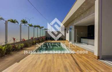 Imagem 4: Casa térrea alto padrão 3 suítes com piscina no Jardins Capri 389m²