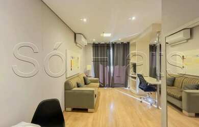 Imagem: O studio possui 1 Dormitório, 1 Banheiro, 1 Vaga na garagem