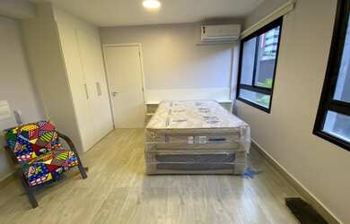 Imagem: O apartamento possui 1 Dormitório, 1 Banheiro, 25m² de Área
