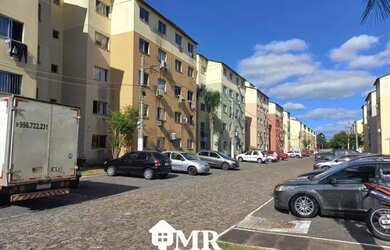 Imagem: O apartamento possui 2 Dormitórios, 1 Banheiro, 1 Vaga na garagem