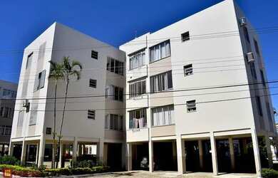 Imagem: O apartamento possui 1 Dormitório, 1 Banheiro, 1 Vaga na garagem