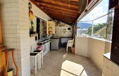 Imagem: O apartamento na cobertura possui 3 Dormitórios, 2 Banheiros