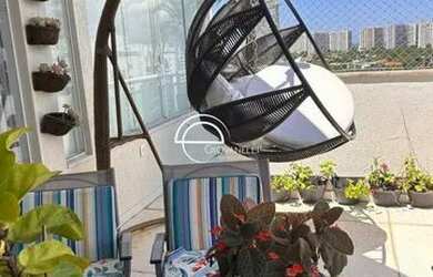 Imagem: O apartamento na cobertura possui 3 Dormitórios, 3 Banheiros