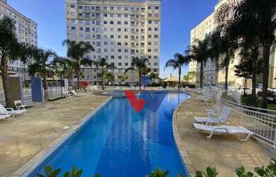 Imagem: O apartamento possui 3 Dormitórios, 2 Banheiros, 1 Vaga na