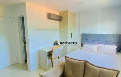 Imagem: O apartamento possui 1 Dormitório, 1 Banheiro, 1 Vaga na garagem