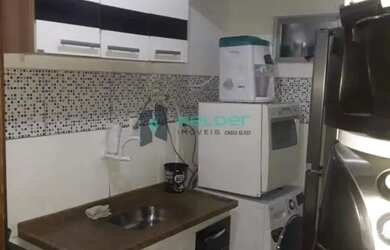 Imagem: O apartamento possui 2 Dormitórios, 1 Banheiro, 1 Vaga na garagem