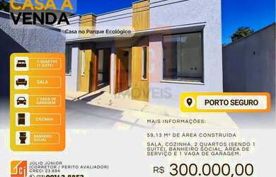 Imagem: A casa possui 2 Dormitórios, 2 Banheiros, 1 Vaga na garagem