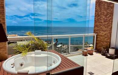 Imagem: O apartamento na cobertura possui 2 Dormitórios, 2 Banheiros