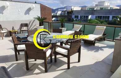 Imagem: O apartamento na cobertura possui 3 Dormitórios, 4 Banheiros