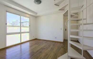 Imagem: O apartamento na cobertura possui 1 Dormitório, 1 Banheiro